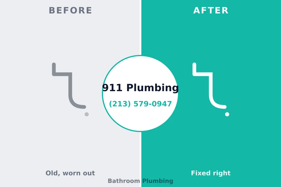 Before and after: plumbing company Hines, OR